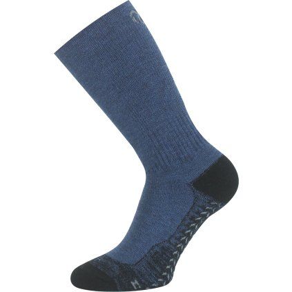Unisex merino ponožky LASTING Wam modré (Velikost XL)