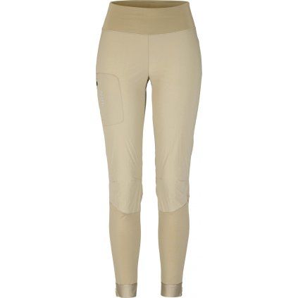 Dámské běžecké kalhoty CRAFT SubZ Light Tights - béžová (Velikost XS)