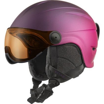Dětská lyžařská helma RELAX Twister fialová (Velikost S)
