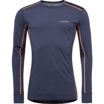 Pánské Merino Blend triko KLIMATEX Tasman tmavě modrá (Velikost L)