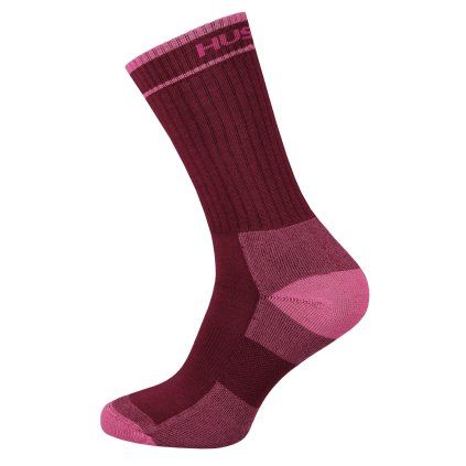 Hřejivé trekingové ponožky HUSKY Treking fialové (Velikost XL (45-48))
