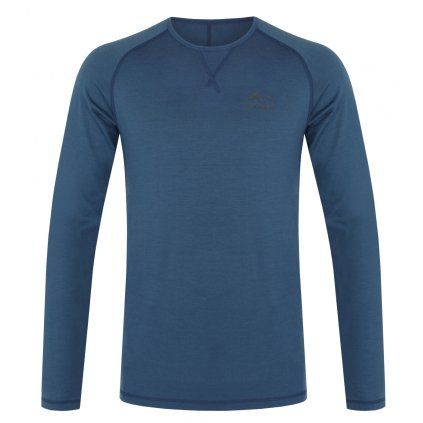 Pánské merino triko HUSKY Merow modré (Velikost XL)