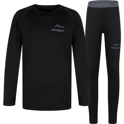 Dětský funkční set HUSKY Active winter černý (Velikost 134)