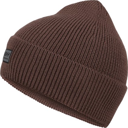 Unisex merino čepice HUSKY Meru hnědá (Velikost L-XL)