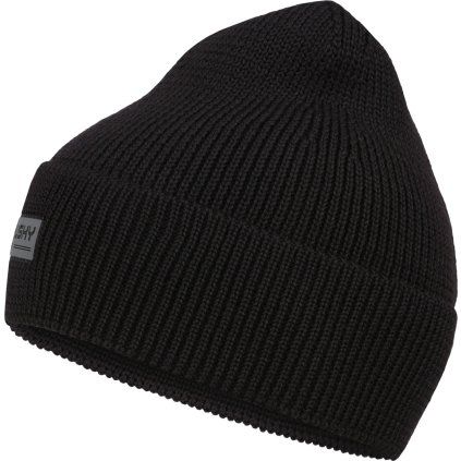 Unisex merino čepice HUSKY Meru černá (Velikost L-XL)
