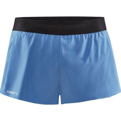 Pánské sportovní šortky CRAFT Pro Hypervent Split modré (Velikost S)