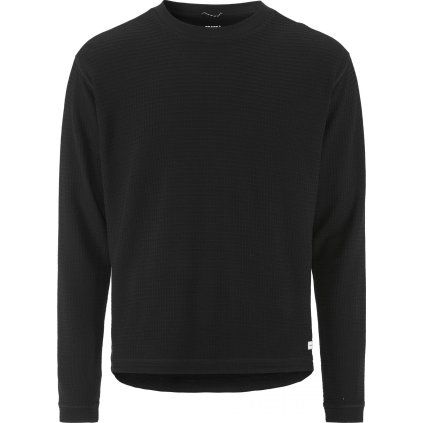 Pánské funkční triko CRAFT Wool Waffle - černá (Velikost S)