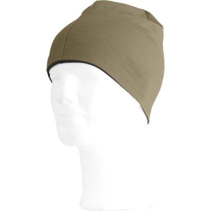 Merino čepice LASTING Bony khaki/černá (Velikost S/M)