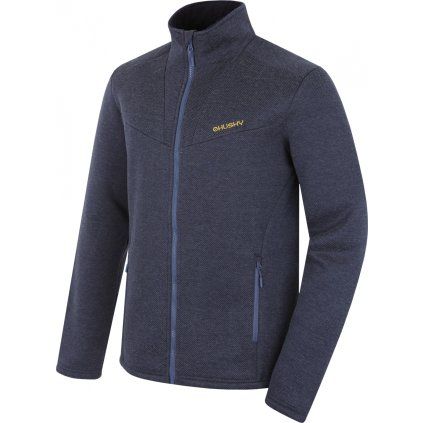 Pánský svetr na zip HUSKY Akra M modrý (Velikost L)