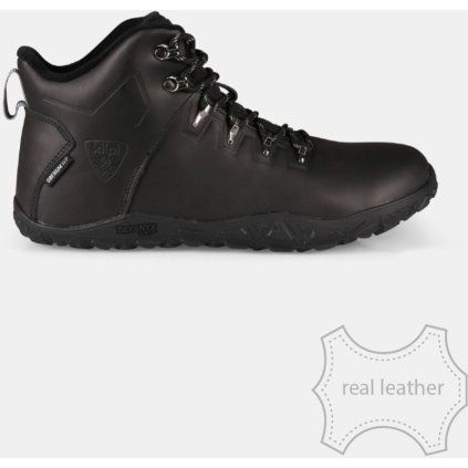Unisex barefoot obuv KILPI Leather High černá (Velikost 47)