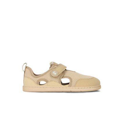 detske barefoot sandale zest kids beige 100910