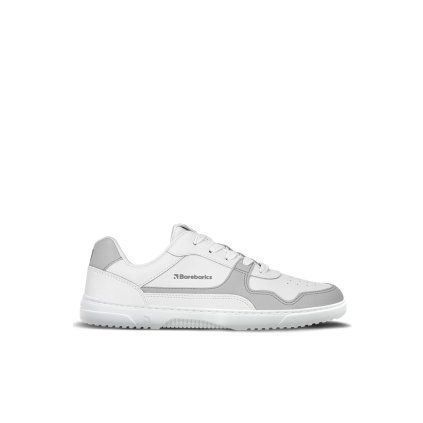barefoot tenisky barebarics zing white light grey leather 108210