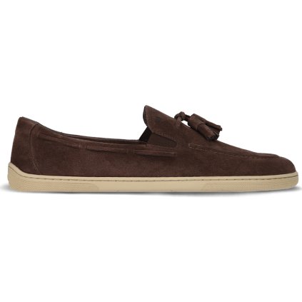barefoot mokasiny be lenka portsiders dark brown 98537