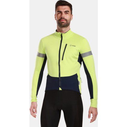 Pánská cyklistická bunda KILPI Velover zelená (Velikost L)