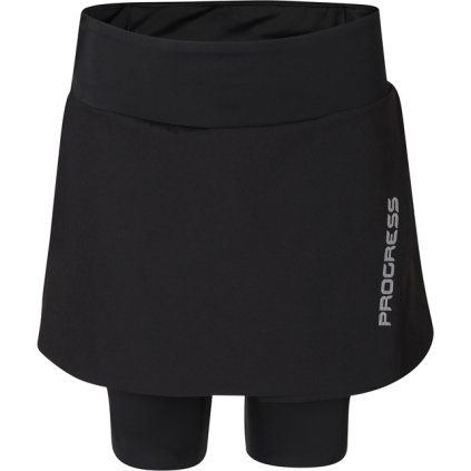 Dámská cyklistická sukně PROGRESS Vuelta Skirt černá (Velikost S)