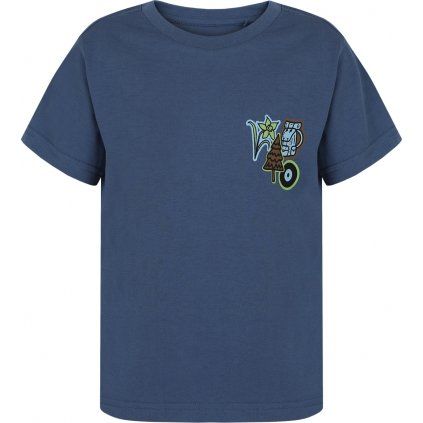 Dětské bavlněné triko HUSKY Tee Patch K modré (Velikost 128)