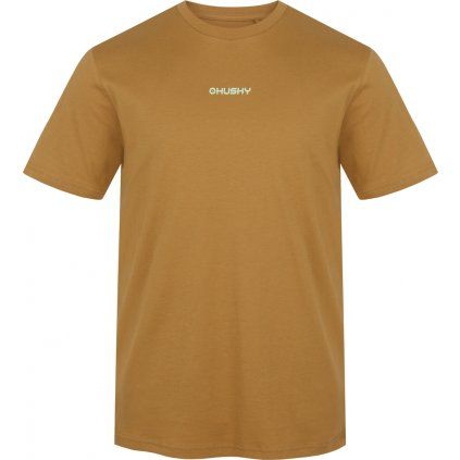 Pánské bavlněné triko HUSKY Tee Walker M hnědé (Velikost L)