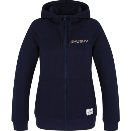 Dámská bavlněná mikina HUSKY Brool L modrá (Velikost XL)