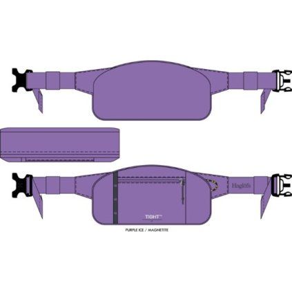 Ledvinka Haglöfs Tight Hip pack 1 - fialová (Velikost 1l)
