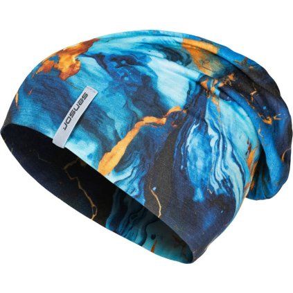 Unisex merino čepice SENSOR Impress modrá/universe (Velikost L, Barva modrá)
