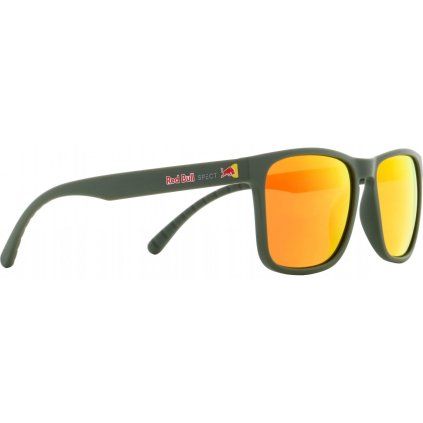 Polarizační sluneční brýle RED BULL spect edge-003P, olive green / brown with red mirror (Velikost 55-17-145)