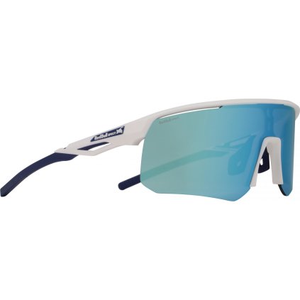 Sluneční brýle RED BULL spect riddle-005, matt white/smoke with blue mirror, CAT3 (Velikost 141-125)