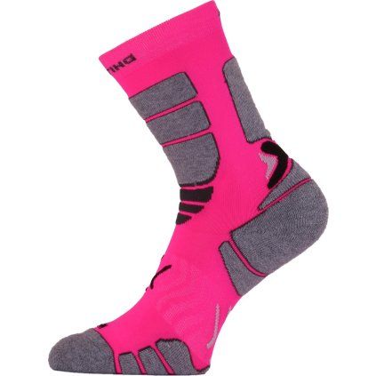 Funkční inline ponožky LASTING Ilr růžové (Velikost M)