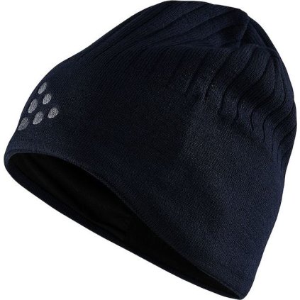 Čepice CRAFT Adv Windblock Knit modrá (Velikost S-M)
