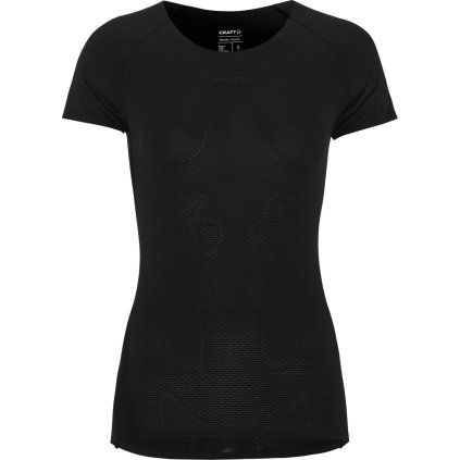 Dámské ultralehké triko CRAFT PRO Dry Nanoweight SS - černá (Velikost XS)