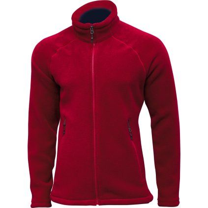 Pánská fleecová bunda PINGUIN Montana Jacket červená (Barva Red, Velikost S)