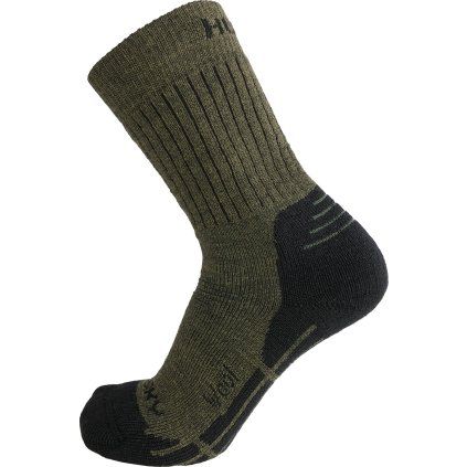 Ponožky HUSKY  All Wool khaki (Velikost XL (45-48))
