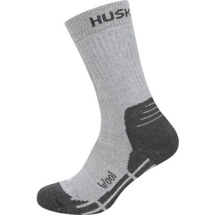 Ponožky  HUSKY All Wool sv. šedá (Velikost M (36-40))