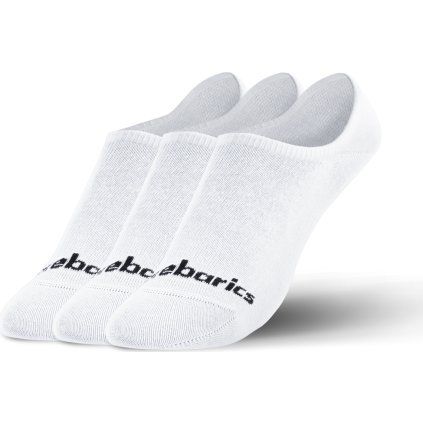 barebarics barefoot ponozky no show white 3 pack 1 84400