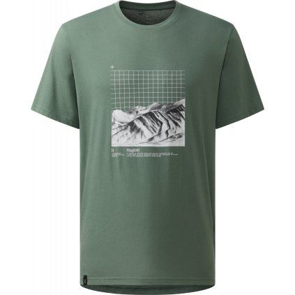 Pánské triko Haglöfs Outsiders Graph - zelená (Velikost S)