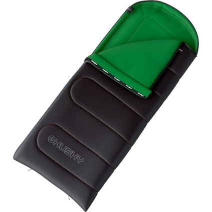 Dekový spacák HUSKY Gala 0°C šedá/zelená (Velikost OneSize)