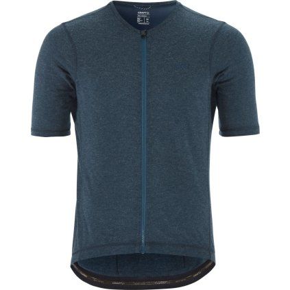 Pánský cyklodres CRAFT Everyday Wool SS - modrá (Velikost S)
