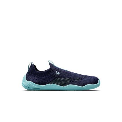 Dětské barefoot slip-on boty BE LENKA Luppo Junior modrá (Velikost 35)