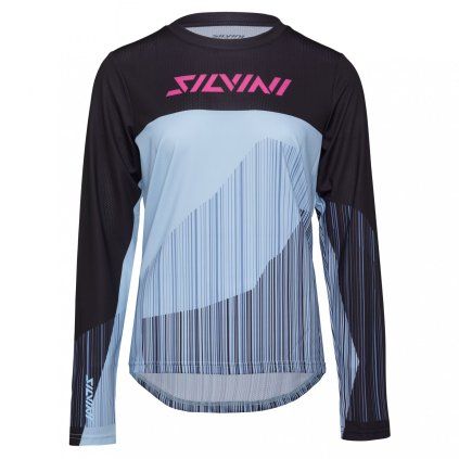 Dámský dres SILVINI Ella modro-černý (Velikost XS)
