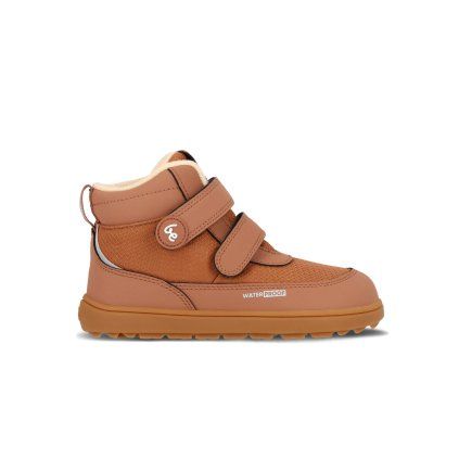 Dětské zimní barefoot boty BE LENKA Zippu Junior hnědá (Velikost 35)