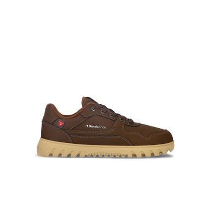 barefoot tenisky barebarics zing frost dark brown 111315