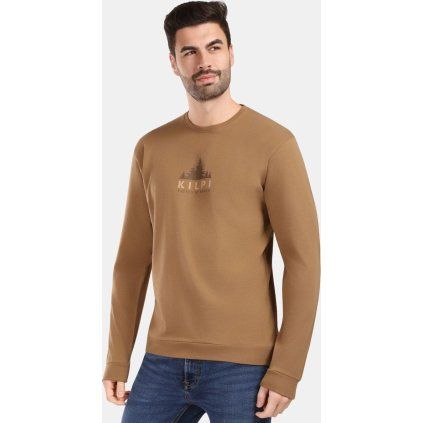 Pánské bavlněné triko KILPI Base hnědé (Velikost 3XL)