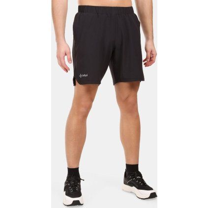 Pánské fitnes šortky KILPI Bray černé (Velikost L)
