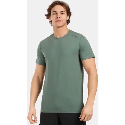 Pánské bavlněné triko KILPI Promo khaki (Velikost 3XL)