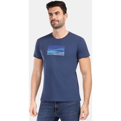 Pánské bavlněné triko KILPI Spacer modré (Velikost 3XL)