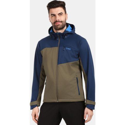 Pánská softshellová bunda KILPI Ontavio khaki (Velikost XXL)