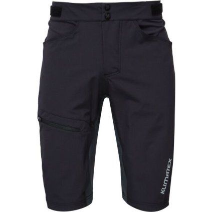 Pánské MTB prodloužené šortky KLIMATEX Bruni černá (Velikost 3XL)