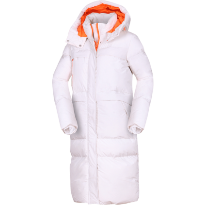 bu 6366sp damska sportovni bunda s perovym vzhledem dlouhy strih evelynn
