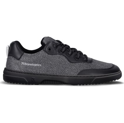 barefoot tenisky barebarics kudos black grey 43713