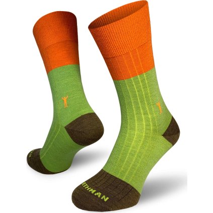 Merino ponožky NORTHMAN Trojan zelené (Velikost 42-44)