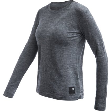 Dámské merino triko SENSOR Merino lite šedé (Velikost XL, Barva šedá)